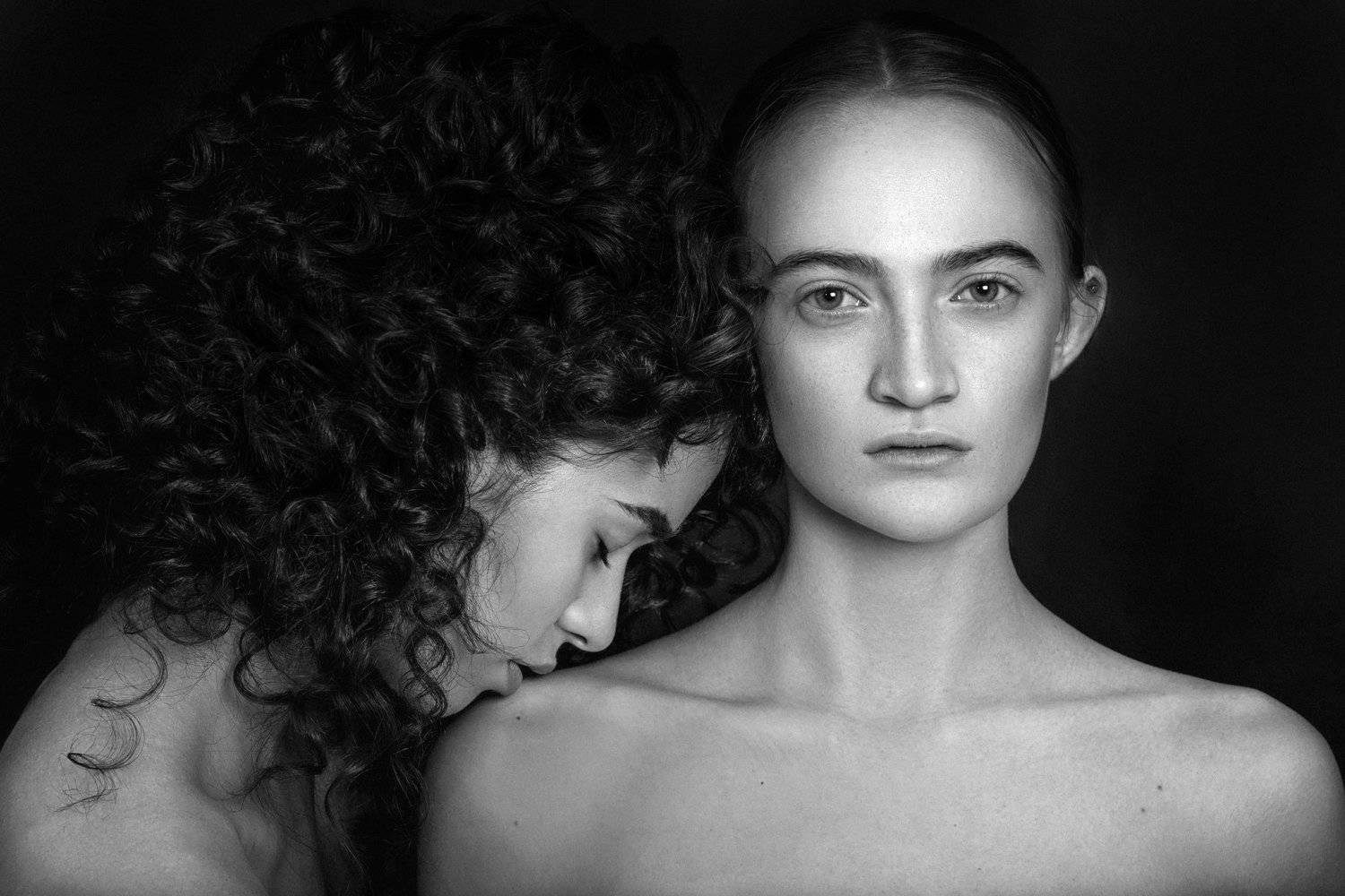 черное, белое, чб, портет, девушки, чувственное, взгляд, чувства, губы, глаза, гламур, Анна Дегтярёва