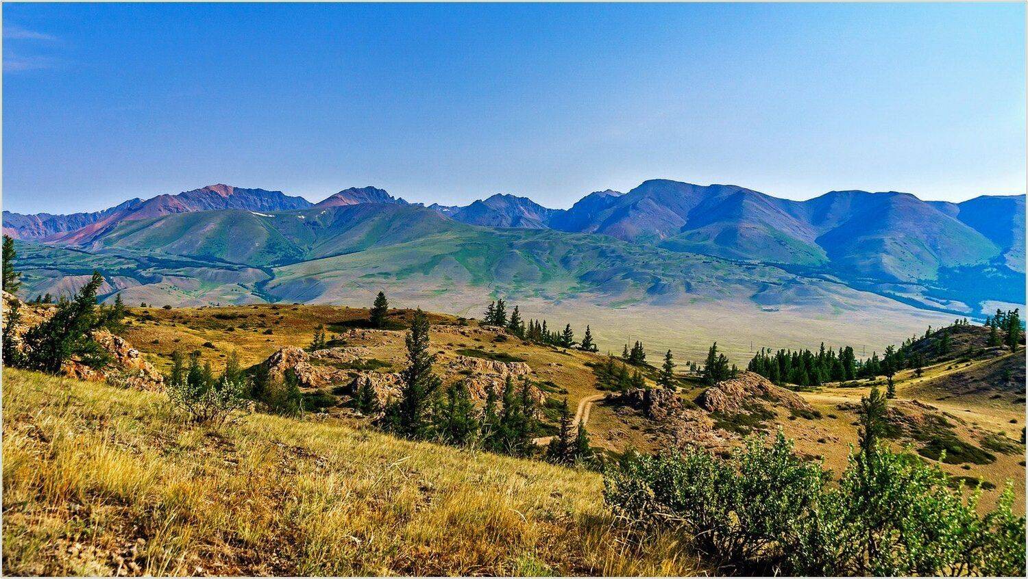 пейзаж, горы, утро, Горный Алтай, Александр Потапов