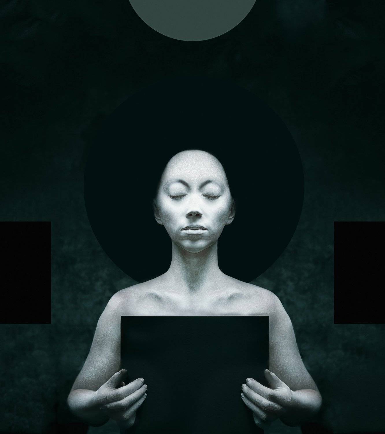 гуманоид, медитация, геометрия, портрет, Наталья Голубева