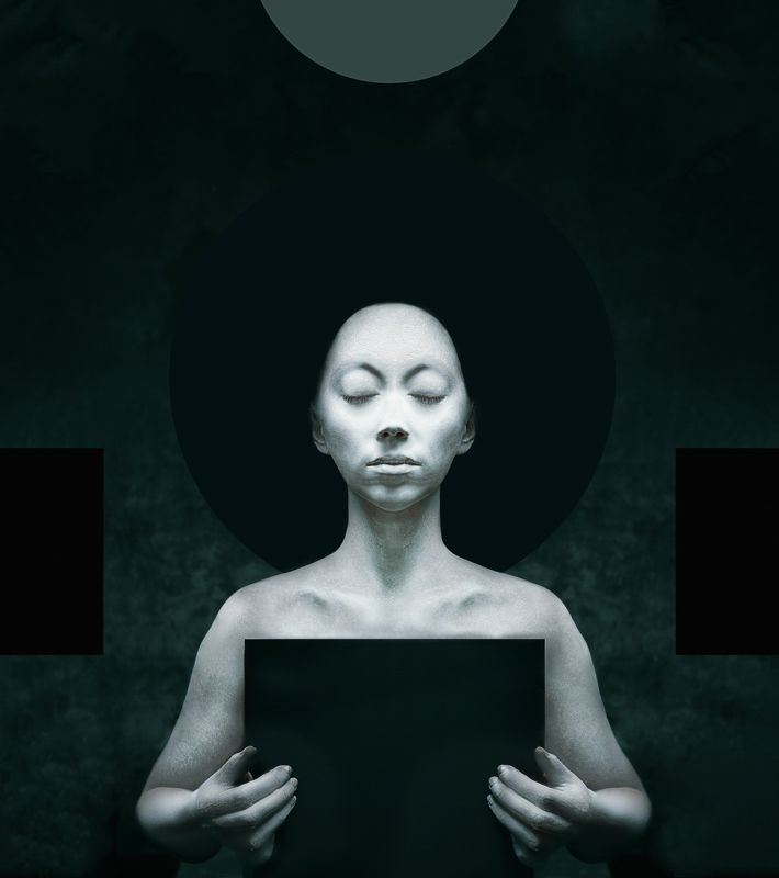 гуманоид, медитация, геометрия, портрет sanwecenda фото превью