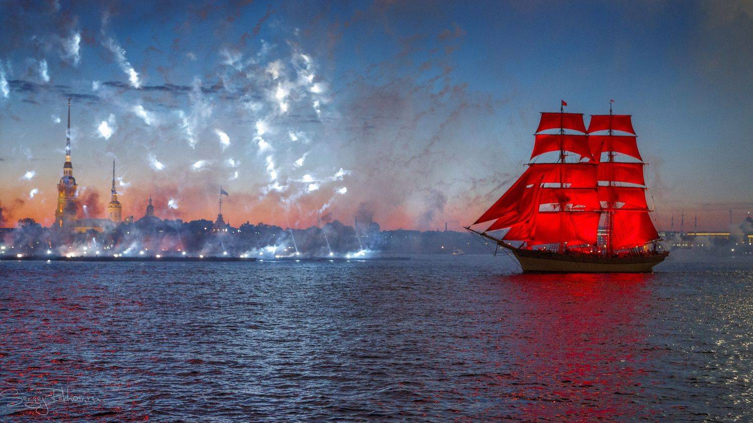 питер, санкт-петербург, ночь, алые паруса, праздник, река, нева, рехов, сергейрехов, rekhov, sergejrekhov, Сергей Рехов