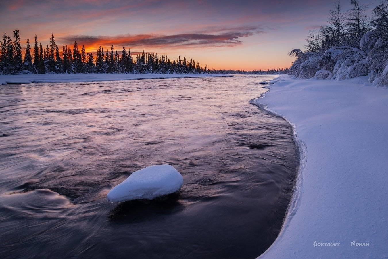 кольский, север,заполярье, умба, река,, Роман Горячий