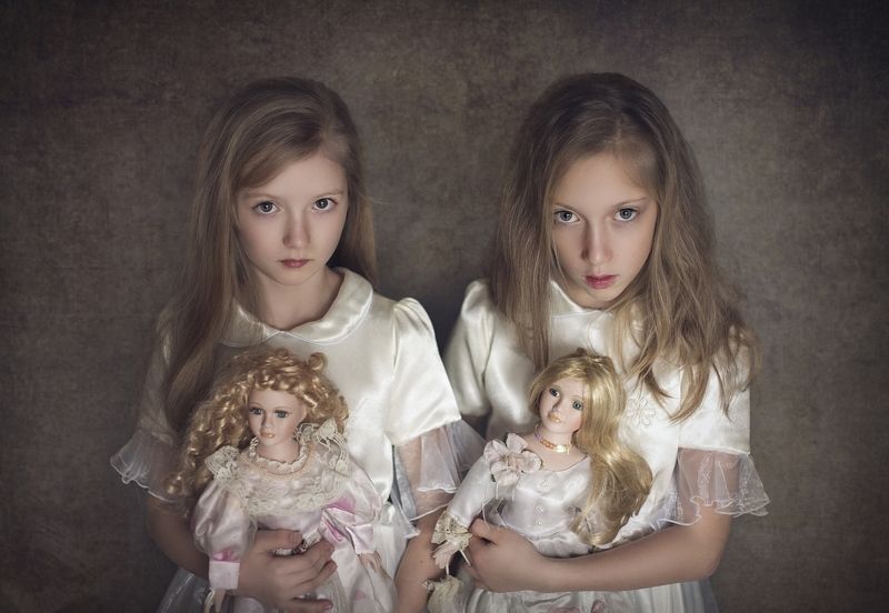 girl, portrailt, children, dolls, eyes Dolls фото превью