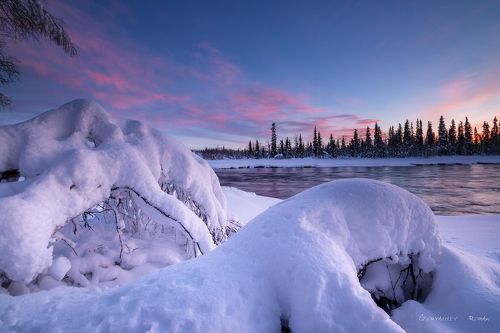 Умба в январе.