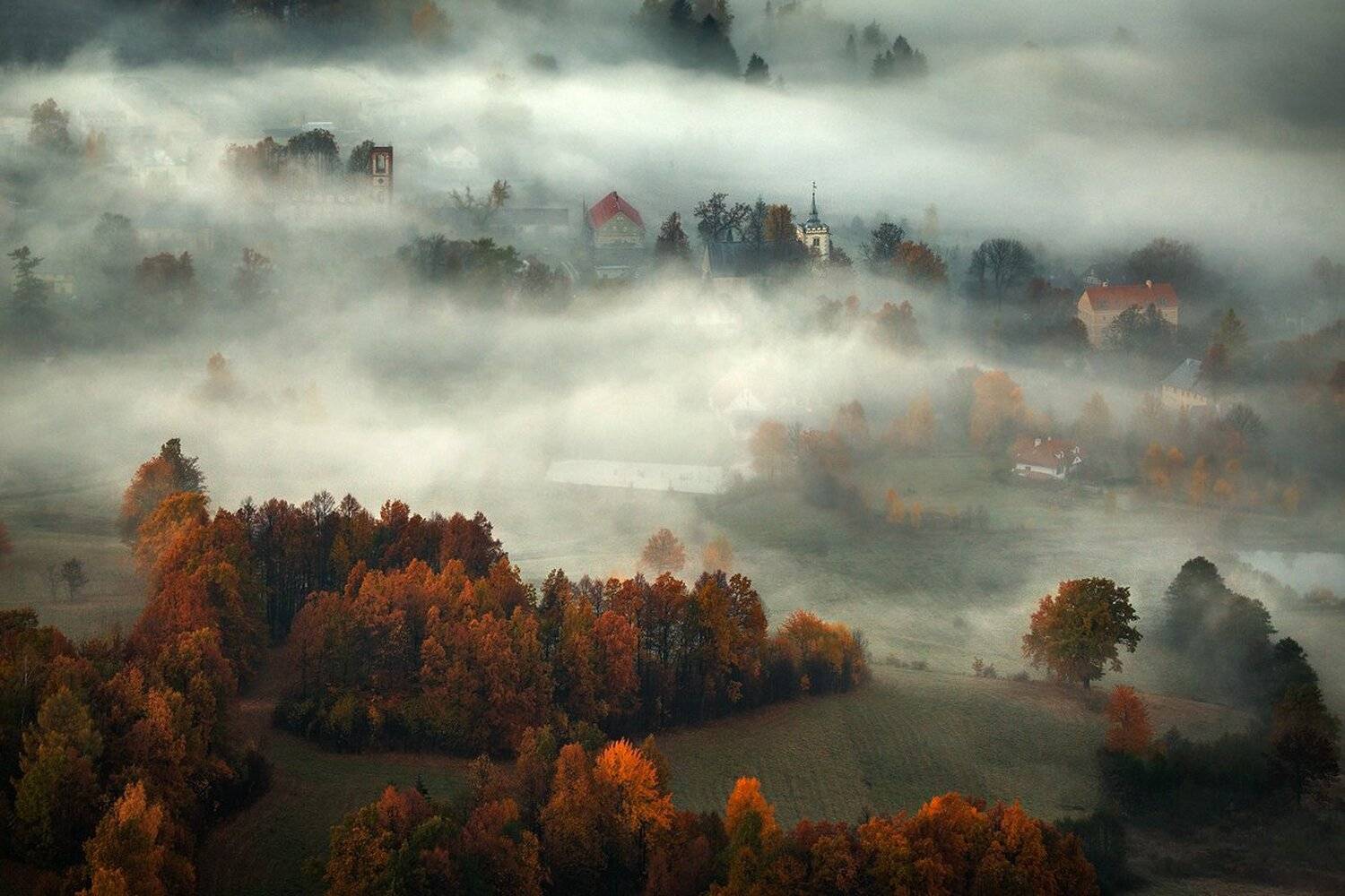 landscape,canon,mist,light,autumn, Iza i Darek Mitręga