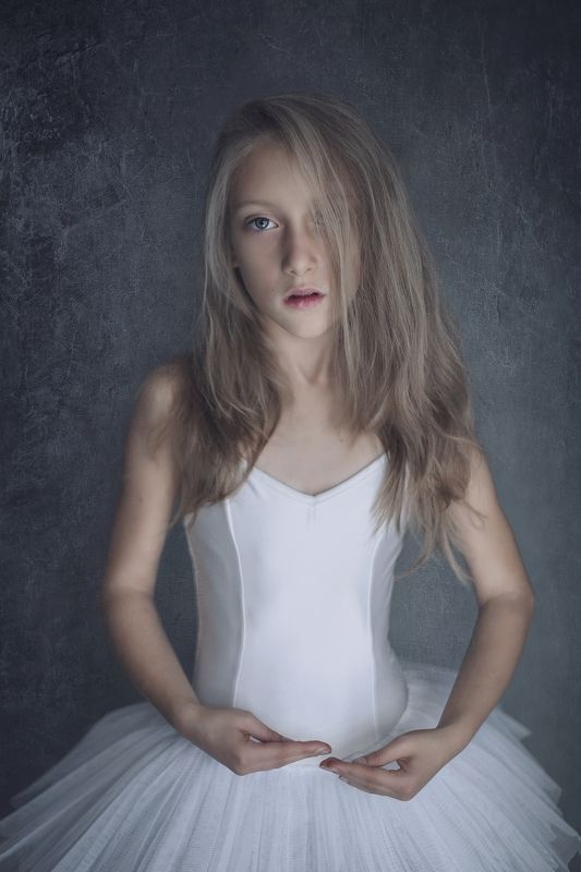 girl, portrailt, children, ballerina Ballerina фото превью