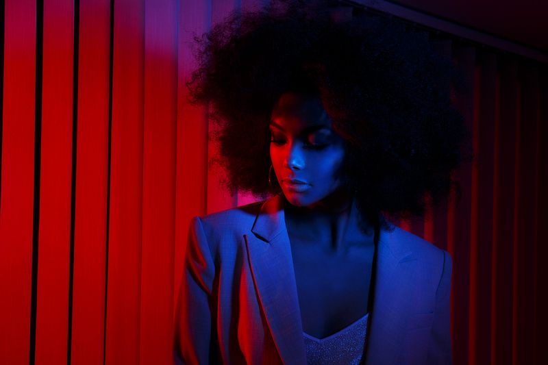 fashion, neon, r|e|n, portrait София фото превью