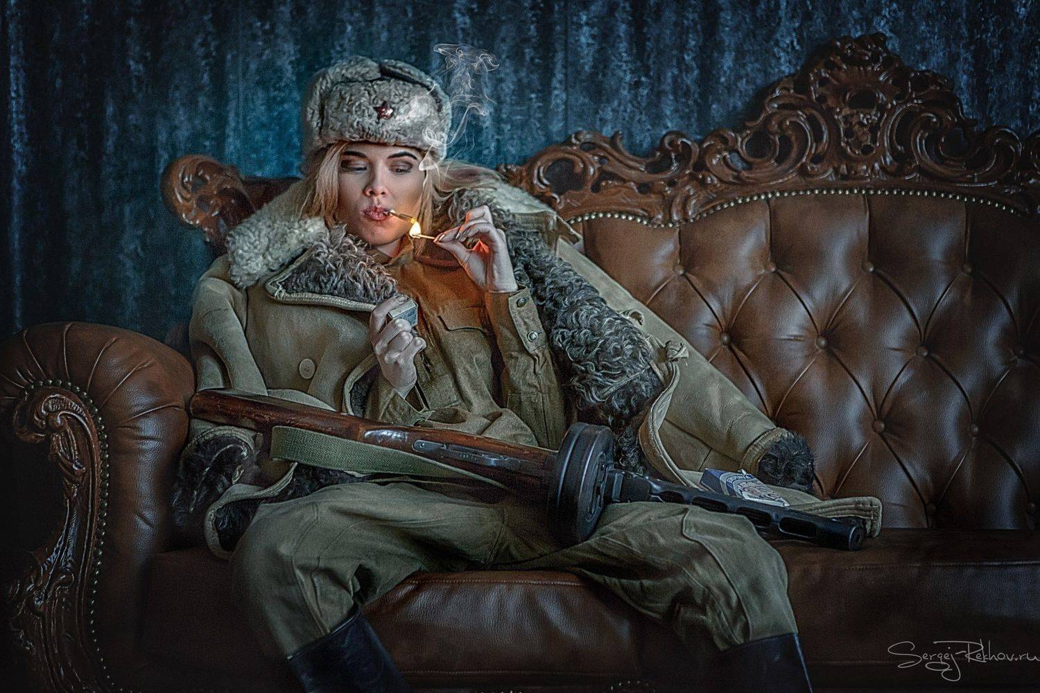 девушка, война, берлин, победа, папироса, рехов, сергейрехов, rekhov, sergejrekhov, Сергей Рехов