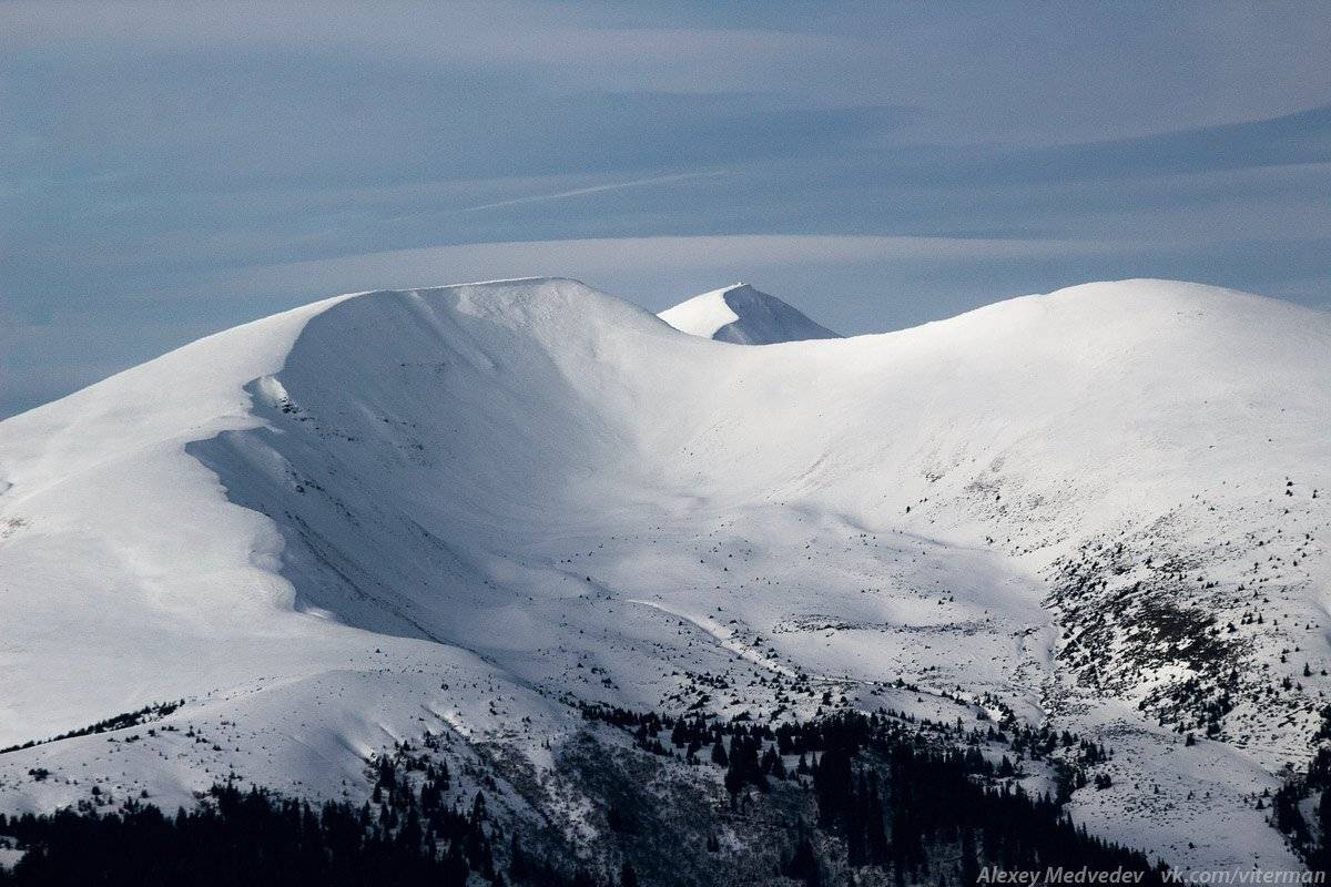 горы, карпаты, свидовец, зима, близниця, снег, Алексей Медведев