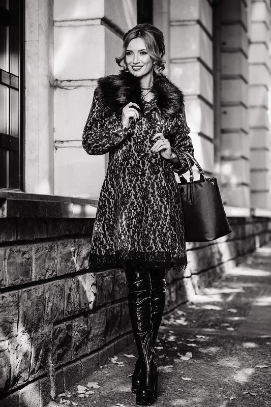 Fashion, Woman, Style G. n B/W фото превью