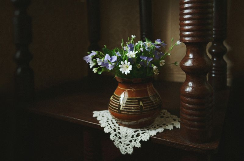 натюрморт, ваза, фиалки, горшок, весна, анна салтыкова *** фото превью