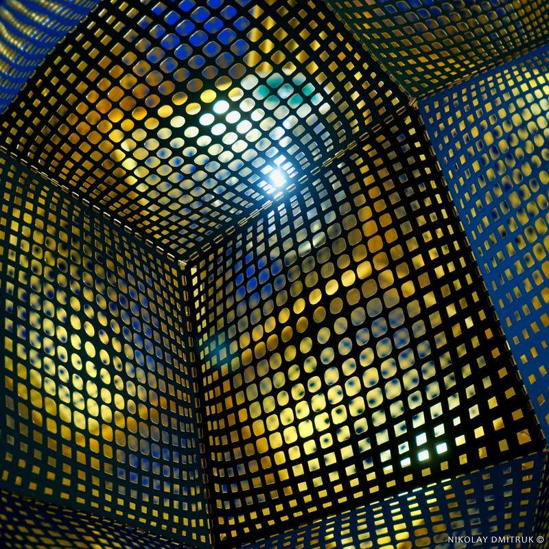 абстракция, музыка дом света. Тромсё. Норвегия фото превью