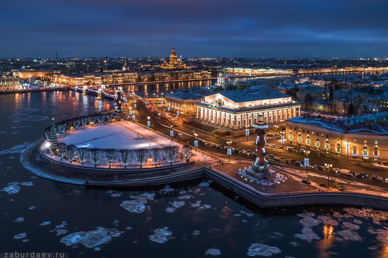 россия, петербург, санкт-петербург, питер, город, река, лед, вода, дрон, квадрокоптер Лед пошел (опять) фото превью