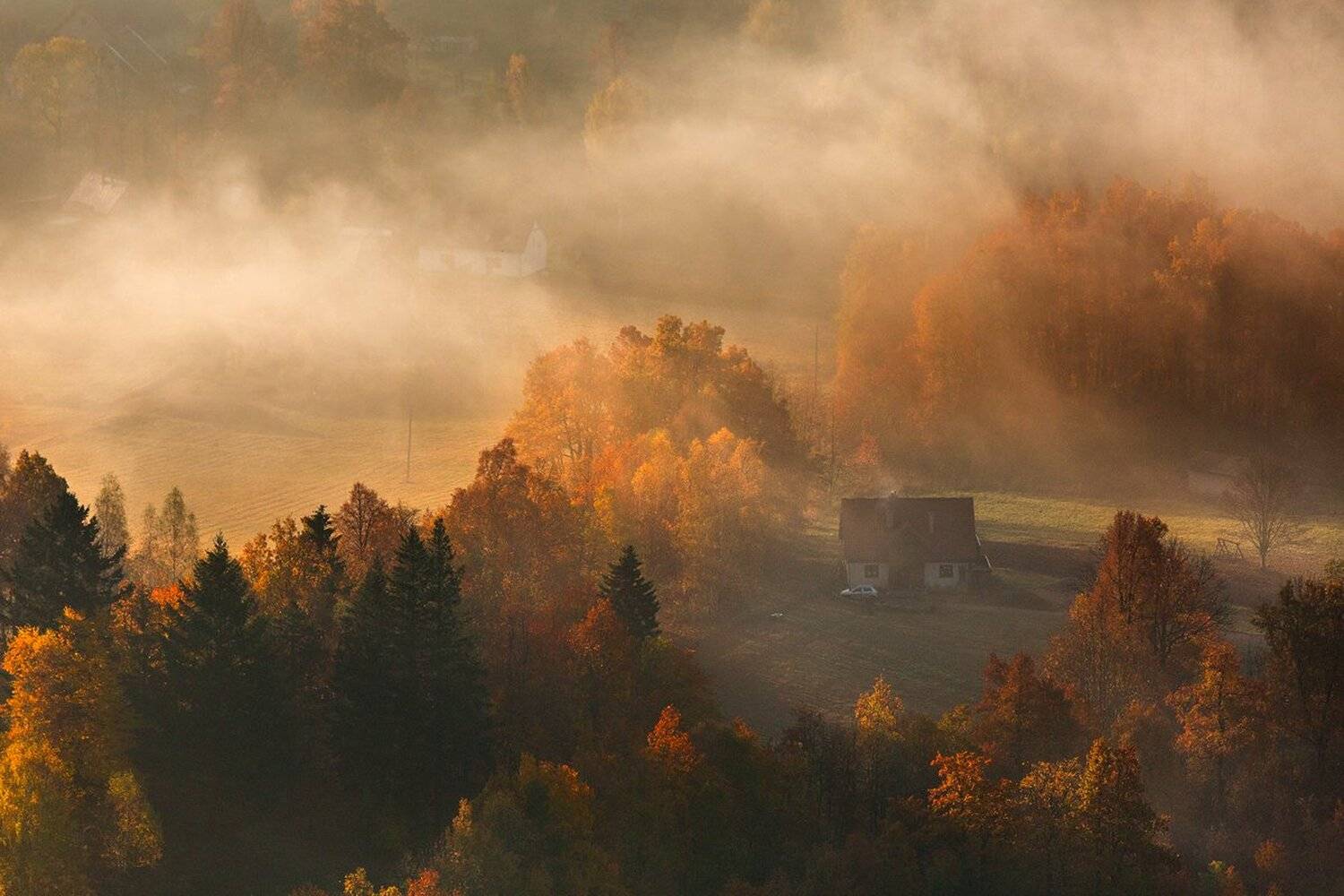 landscape,canon,mist,light,autumn, Iza i Darek Mitręga