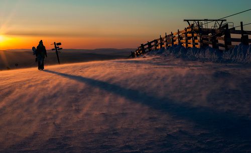 Pro ветреный закат на горе Зелёной