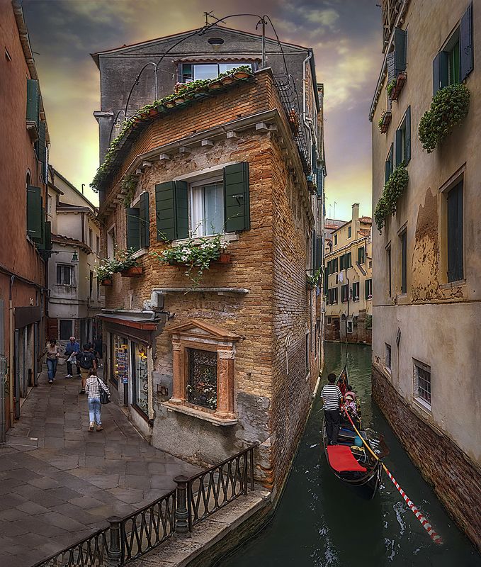 Венеция, Италия, каналы, gondola, гондола, символ Венеции, Venezia, Italia Волшебная сказка на воде... фото превью