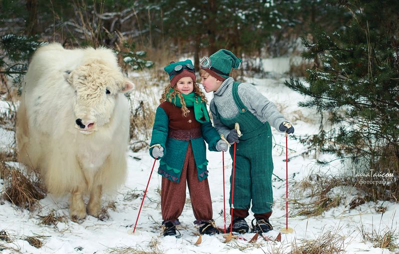 Лыжники фото превью