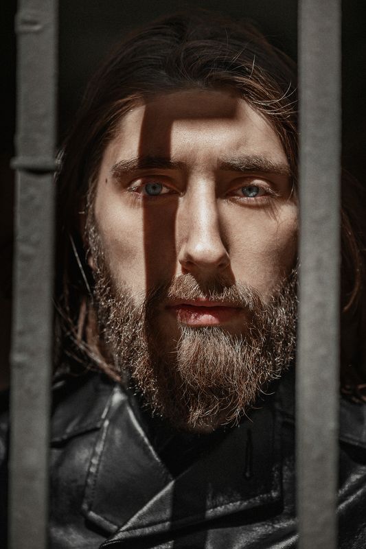 portrait, colour, eyes, man, beard *** фото превью