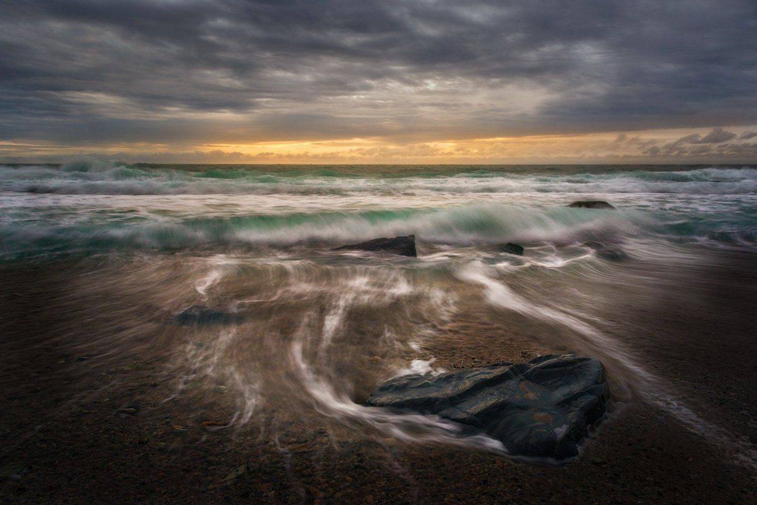 приморский край, море, солнце, рассвет, море, побережье, Сорокин Алексей