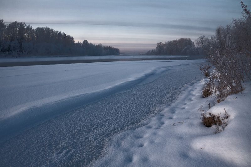Синяя зима фото превью