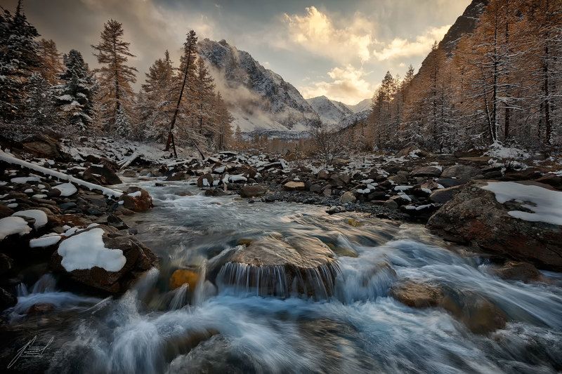 р.Актру и вечерний Караташ. фото превью