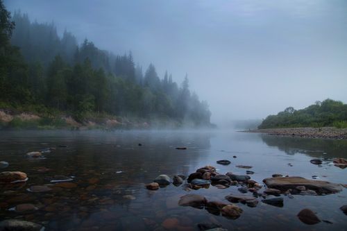 Таёжная река. Кузбасс