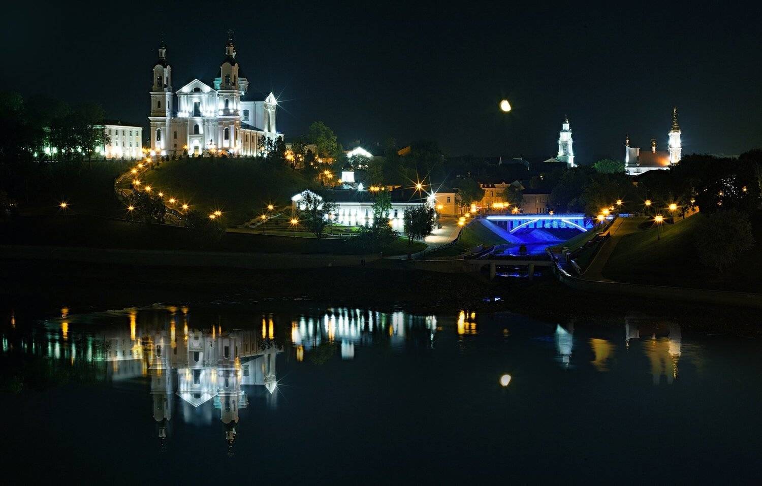 вечерний витебск вечер успенский собор набережная церковь город помолейко pomoleyko, Павел Помолейко