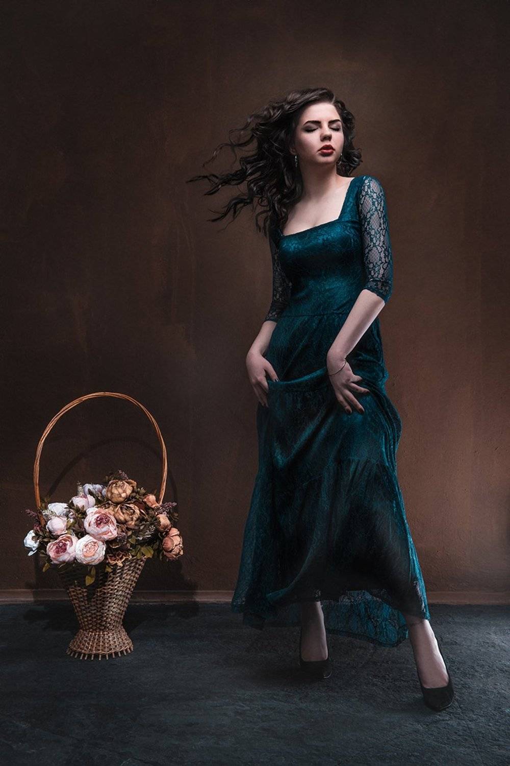 Студия,девушки,фотосессия,импульс,ветер,поза,цветы,портрет,полноростовой,ивантеевка, , vadim