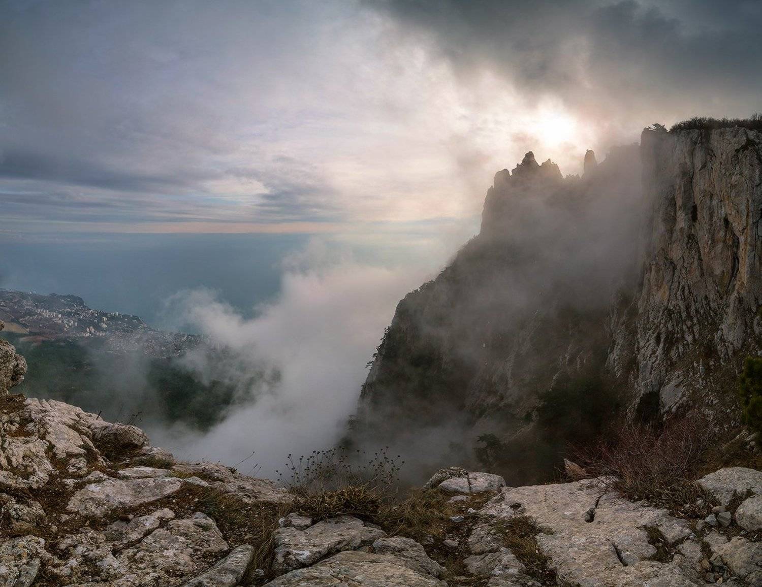 россия ялта ай-петри январь, Николай Мысливцев