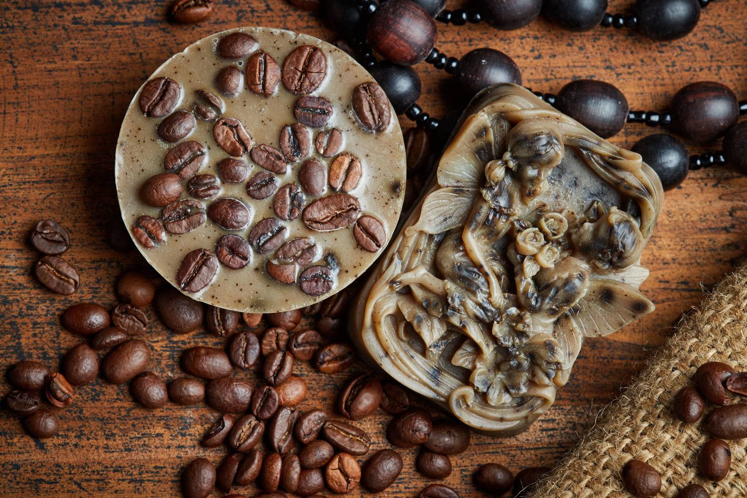 мыло, кофе, ручная работа, рекламная фотография, натюрморт, стиль, кофейные зерна,, Виталий Мытник