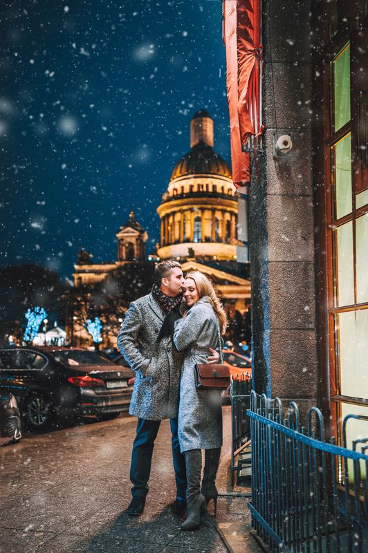 #portrait #girl #girls #snow #winter #city #портрет #девушка #город #зима #снег Прогулка по Петербургу фото превью