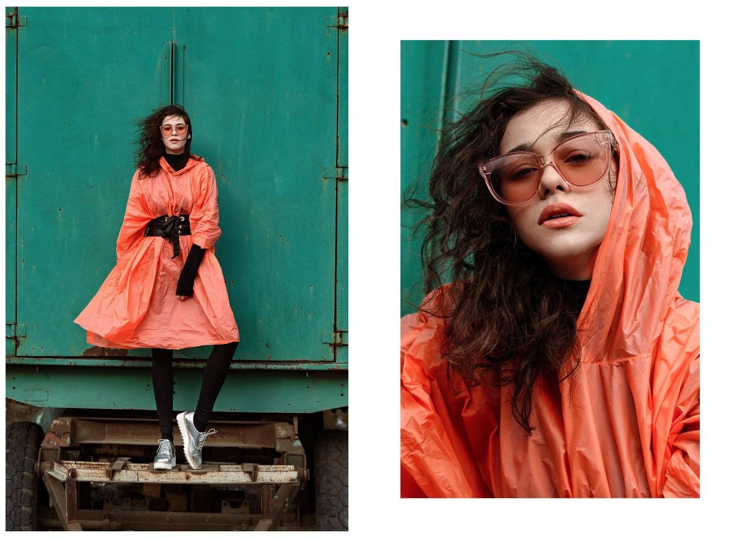 Orange, девушка, модель, позинг, модельные тесты, цвет, оранжевый, контраст, красивая, глаза, губы, Анна Дегтярёва