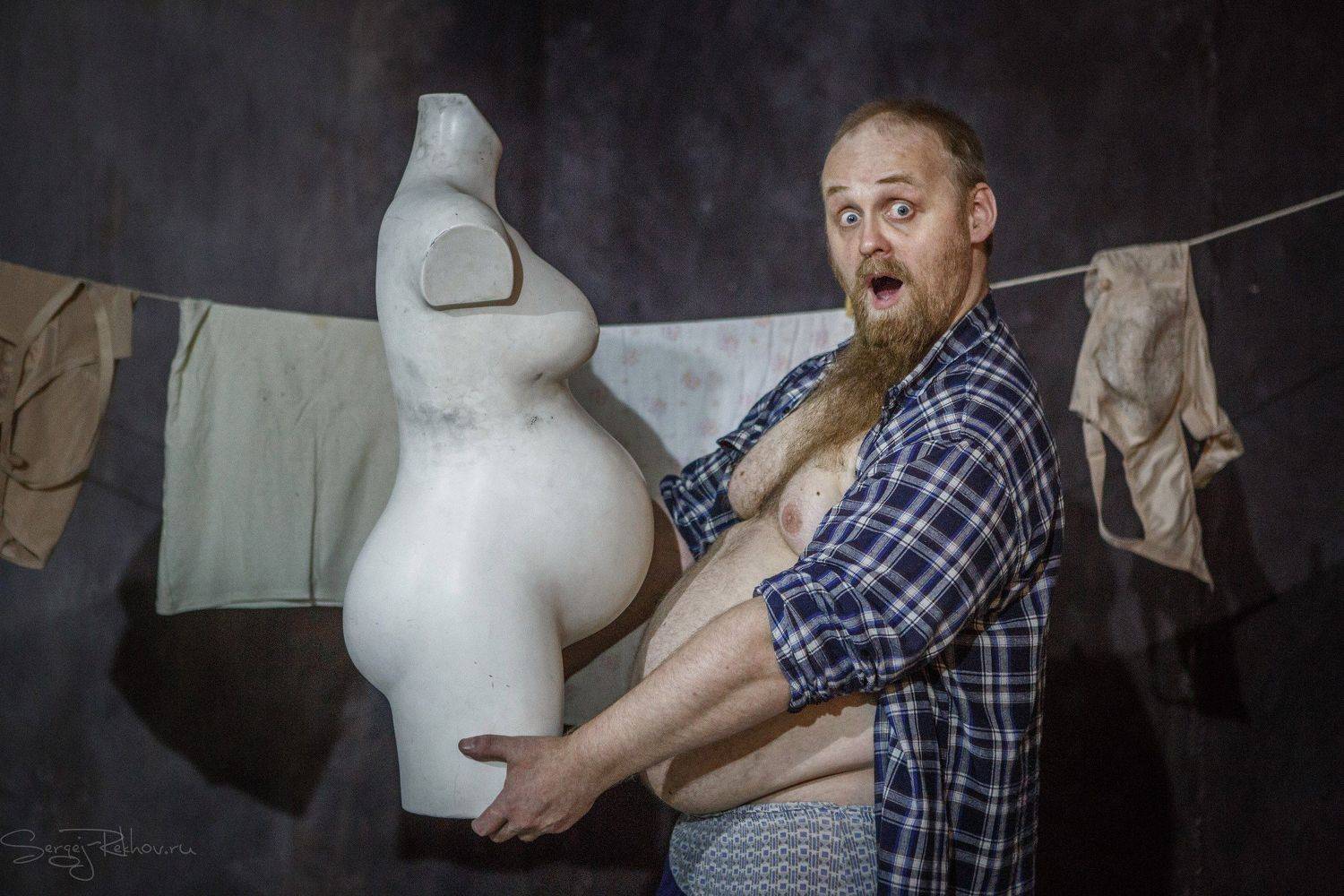 юмор, манекен, беременная, удивление, rekhov, sergejrekhov, Сергей Рехов