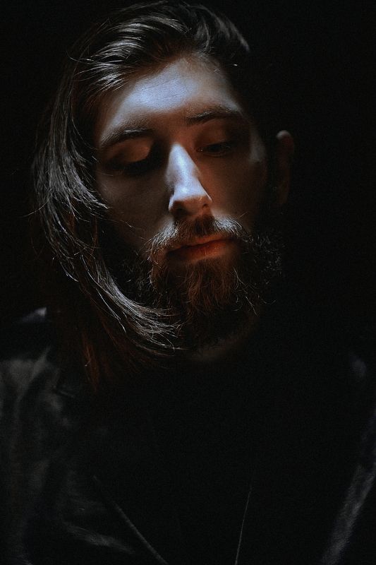 portrait, colour, eyes, man, beard *** фото превью