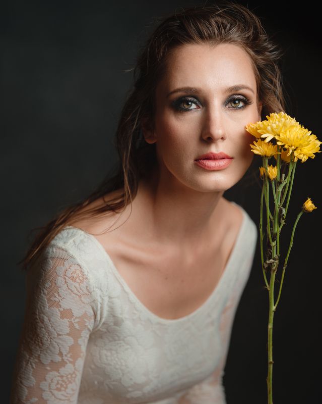 girl, female, fashion, model, studio, portrait Franziska фото превью