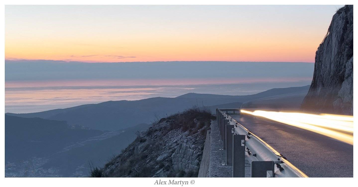 черногория, закат, дорога, Alexander Martynov