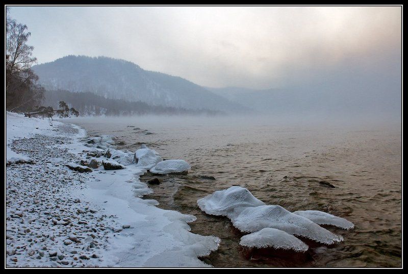 алтай, телецкое, озеро, яйлю Утро . фото превью