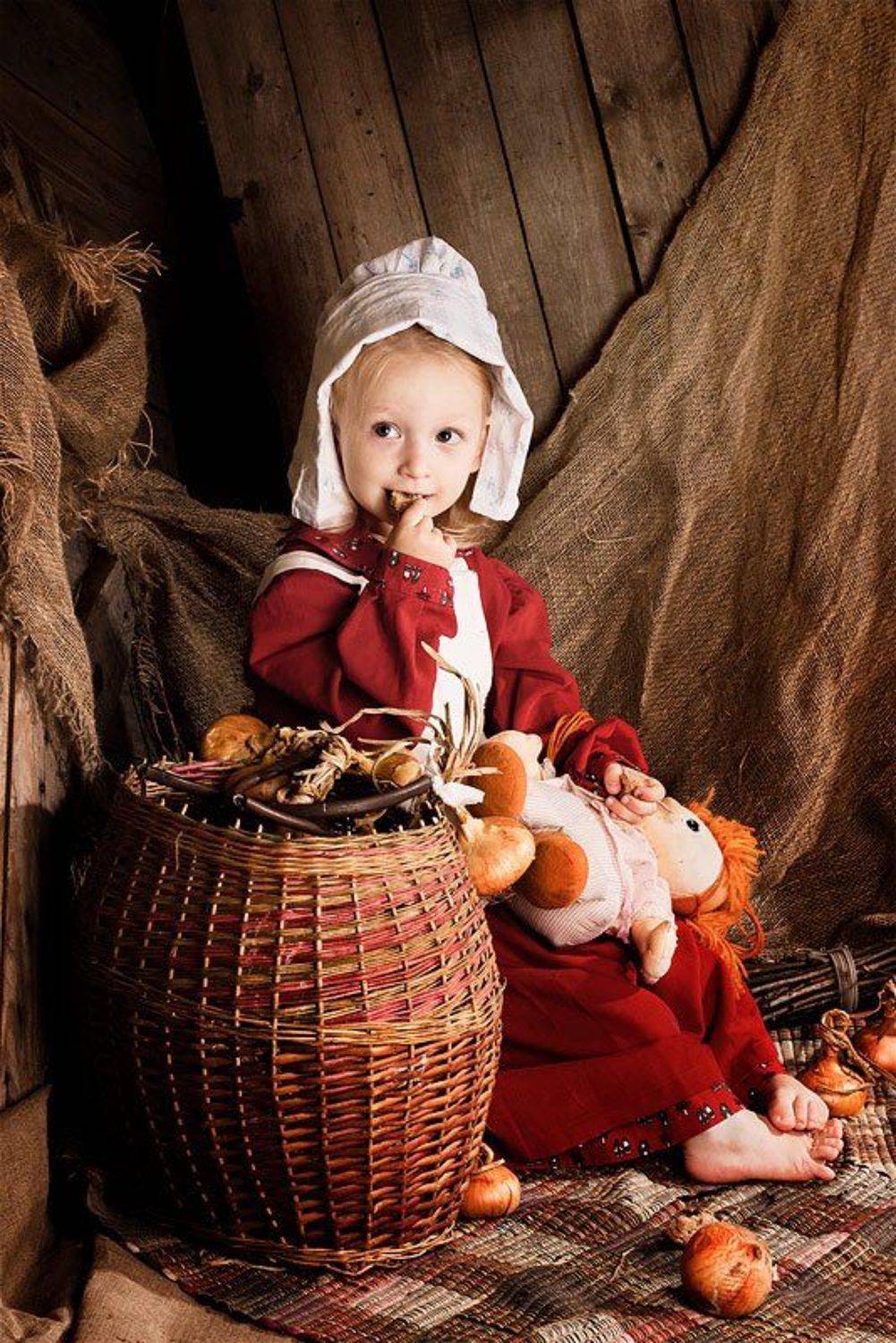 девочка,корзина,лук,сказка, Katerina Drozdova