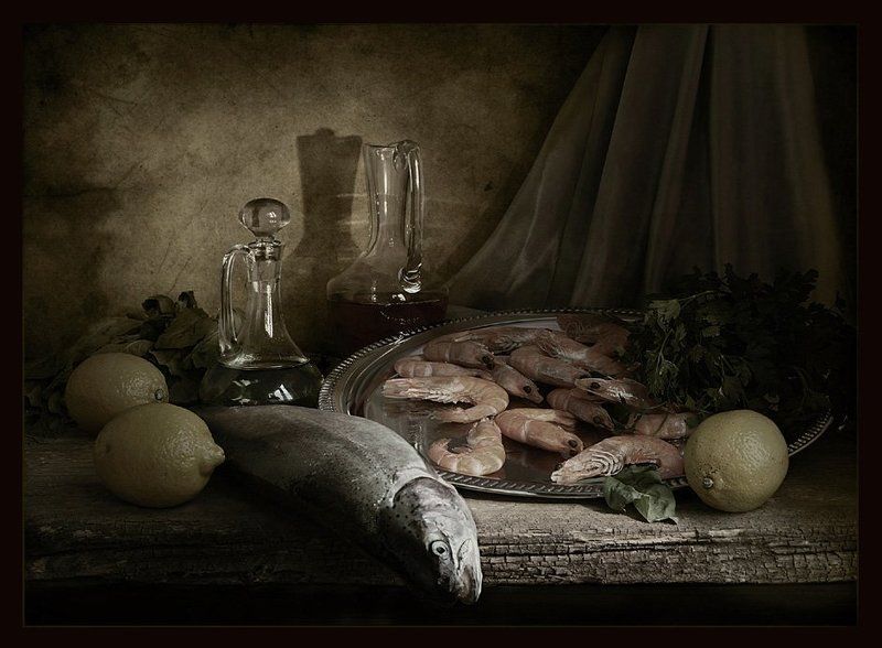 серж, десси НАТЮРМОРТ С РЫБОЙ... фото превью