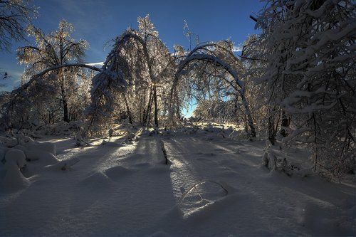Зима в городе....
