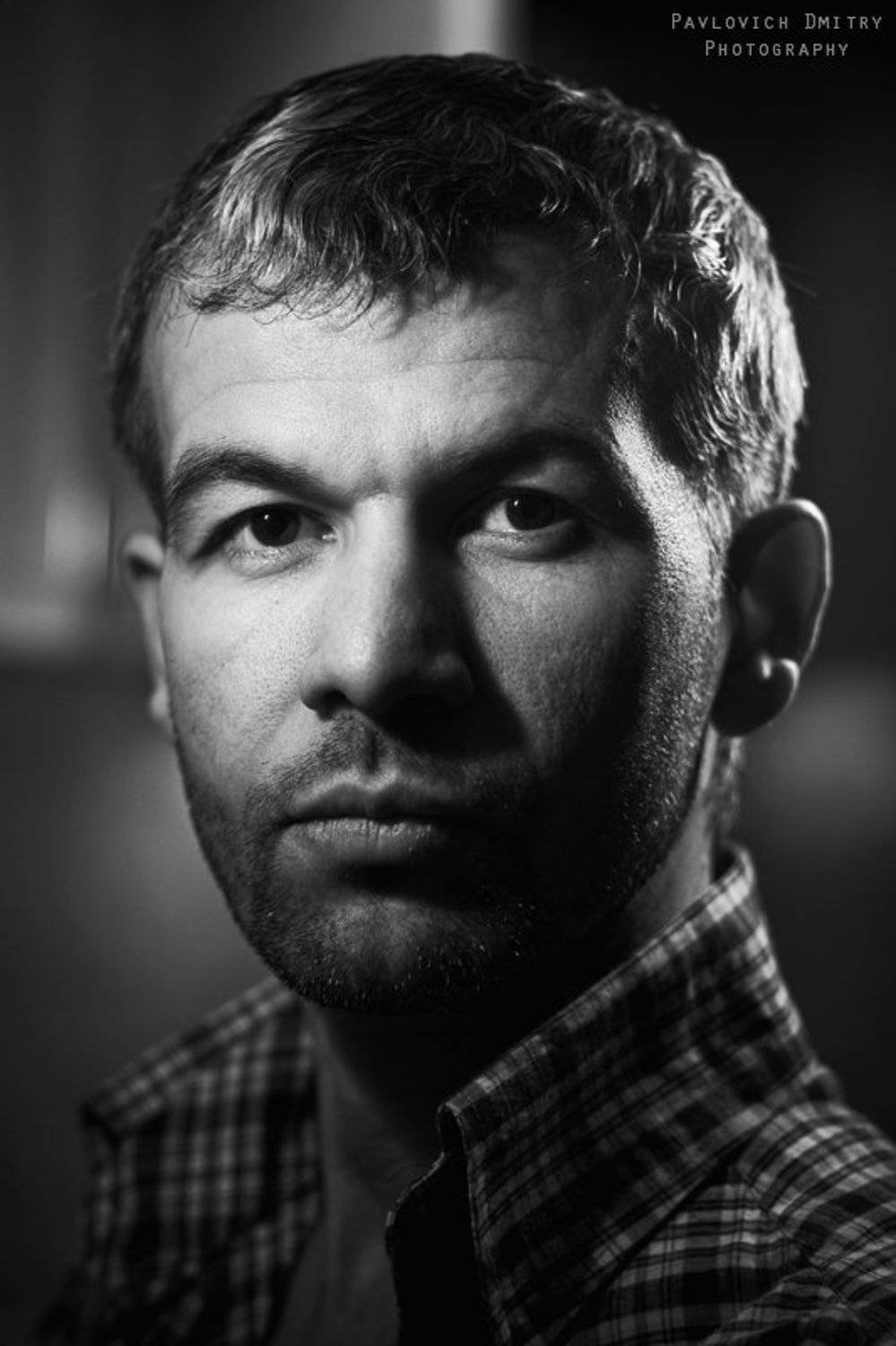 портрет,  черно-белый портрет, Dmitry