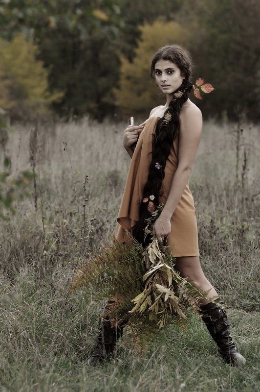 осень, портрет, лес, листва, фотосессии Samira ** фото превью