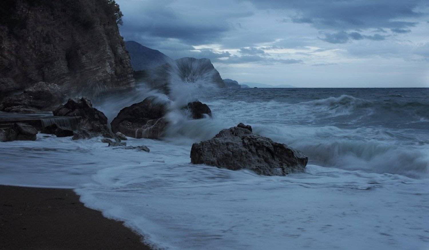 море, черногория, будва, Света и Вася