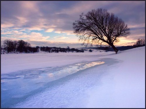 У зимней реки