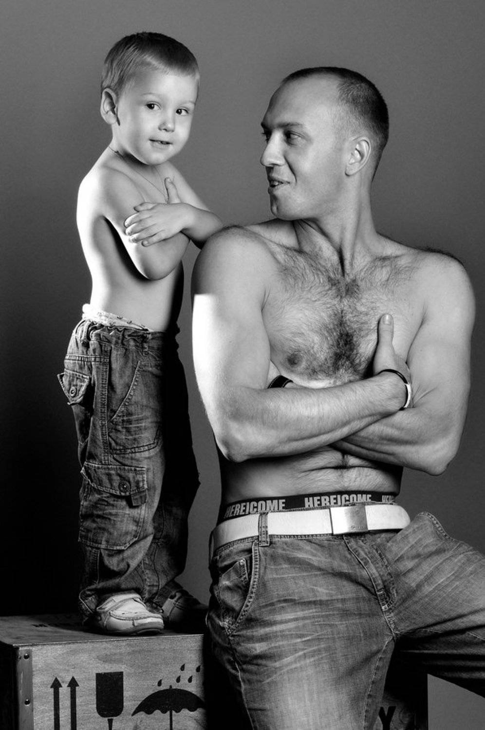 портрет, семья, дети, монохром, чернобелый портрет, фотосессия, Олег Афанасьев