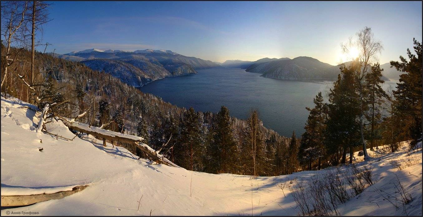 алтай, горы, горный алтай, телецкое озеро, яйлю, чачилган, васькина гора, зима, аня графова, Аня Графова