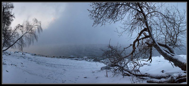 алтай, телецкое, озеро Утро на озере. фото превью