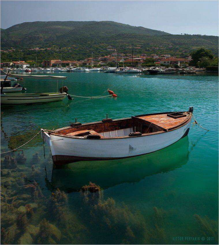 черногория, тиват, бухта, лодка, тишина, Виктор Перякин