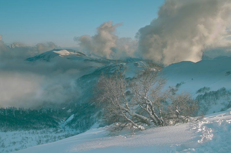 Вид с перевала фото превью