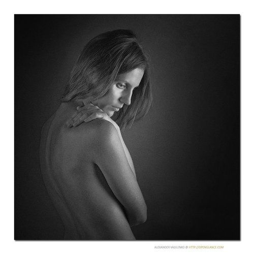 Portrait in nude style...